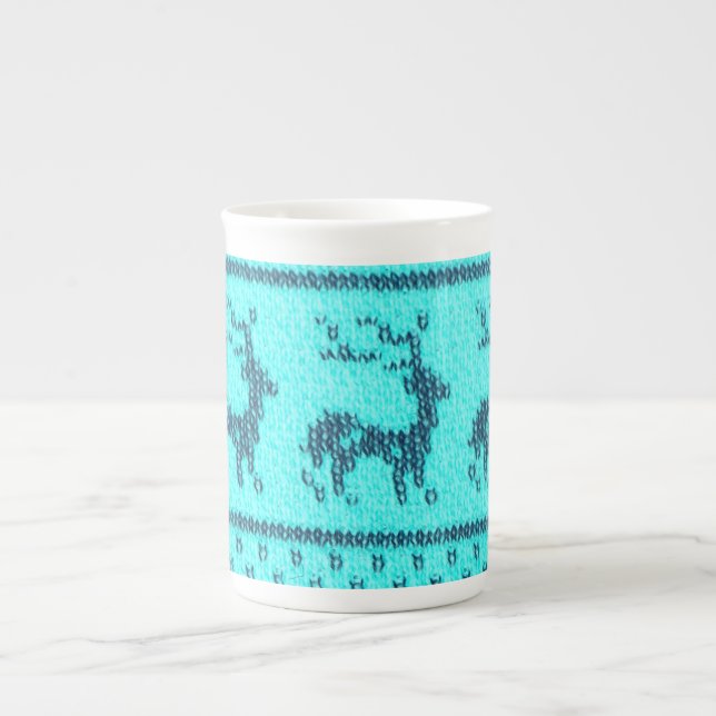 Porcelana Caneca de suor de Natal feia (Frente)