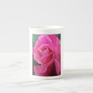 Porcelana Caneca deliciosa de China de osso do rosa do rosa