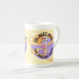 Porcelana Caneca Especial de Favorito de Sorvete Mikitiez