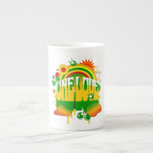 Porcelana Caneca Especialista em Chá de Erva Um Amor