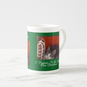 Porcelana Caneca Especializada em Foto de Gato que Eu Promet