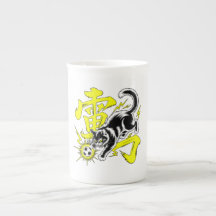 Caneca Gato Trovão Elétrico - Para Fãs de Futebol