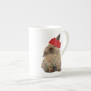 Porcelana Caneca Hoppy de China de osso do coelho do Natal