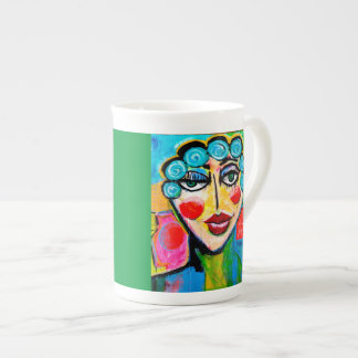 Porcelana Caneca inspirada de China de osso do Vixen vívido