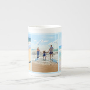 Porcelana Caneca Personalizada com Colagem de Fotos da Sua F