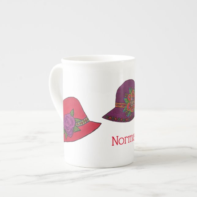 Porcelana Caneca personalizada de Red Hat a personalizar (Frente Esquerda)