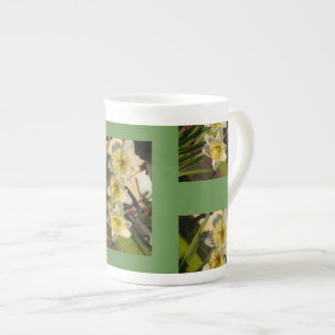 Porcelana Daffoldils repetem caneca de padrão boa para pás