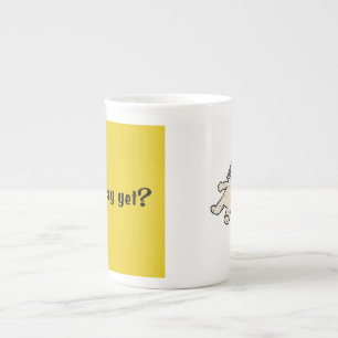 Porcelana É Sexta-Feira Já? Caneca Engraçada de Gato Preguiç