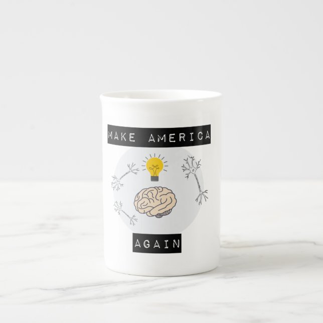 Porcelana "faça a América outra vez" a caneca de café (Frente)