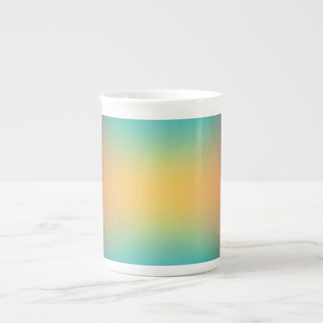 Porcelana gradiente de forma livre em caneca (Frente)
