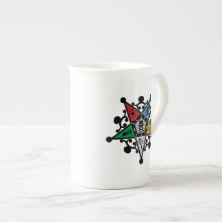 Porcelana Ordem da caneca oriental de China de osso da