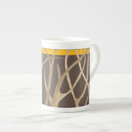 Porcelana outono tardio de uma caneca chinesa óssea (B)