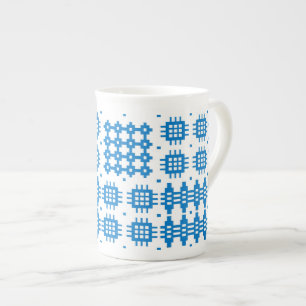 Porcelana Teste padrão da tapeçaria de Galês da caneca de