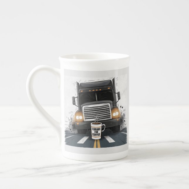 Porcelana Travão para caneca de café (Esquerda)