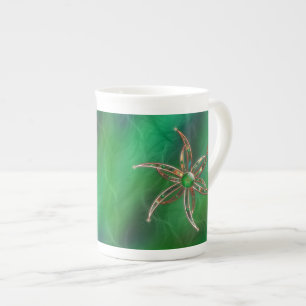 Porcelana Verde como a caneca da especialidade de grama
