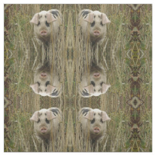 Porco bonito tecido animal modelado do artesanato
