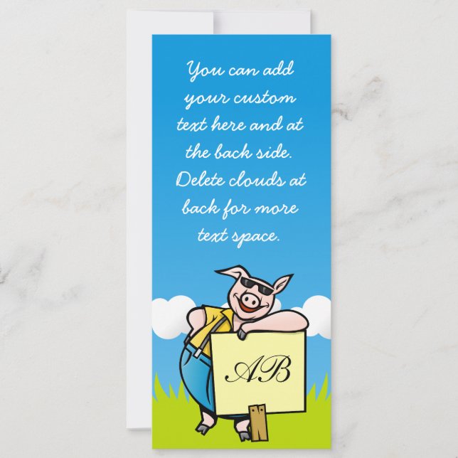 Porco com Sinal (Frente)