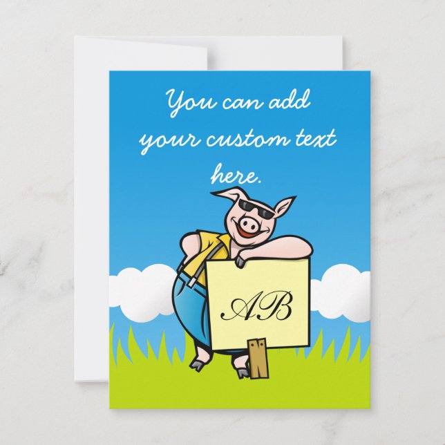 Porco com Sinal (Frente)