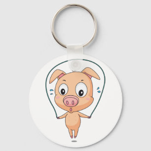 Porco Ignorando Chaveiro