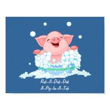 Porco Num Poster De Tubo