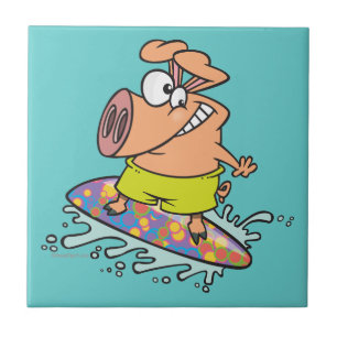 porco porquinho surfando surfando de bobo giro