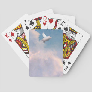 porco voador cartas de baralho