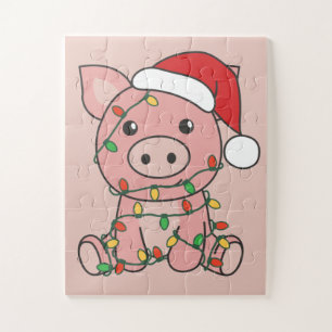 Porcos de Natal Porcos Porcos Quebra-cabeça de ser