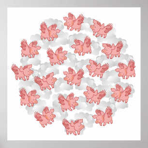 Porcos voadores poster