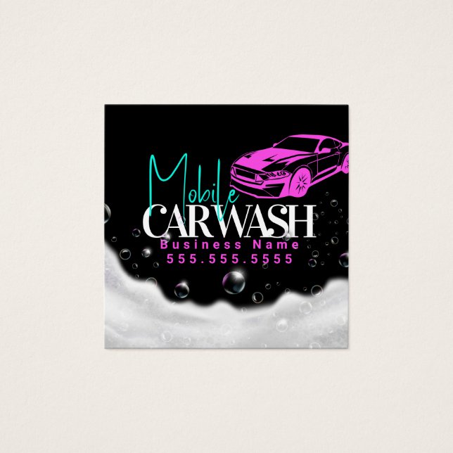 Pormenores do Lava do Carro Móvel (Frente)