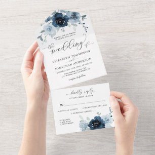 Pormenores sobre Casamento Floral de Marinho Azul 