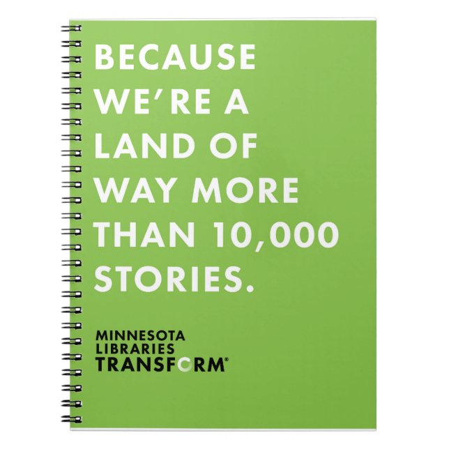 Porque caderno de 10.000 histórias (Frente)