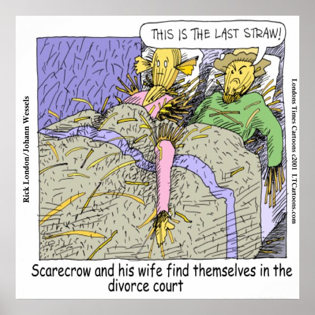 Porque Espantardas Divorcem Poster Engraçado (Frente)