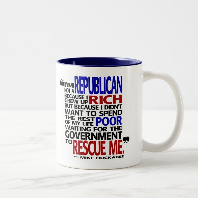 Porque eu sou um republicano - caneca (Direita)