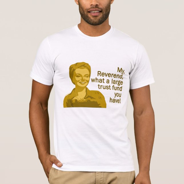 Porque reverendo, que grande camisa do fundo (Frente)