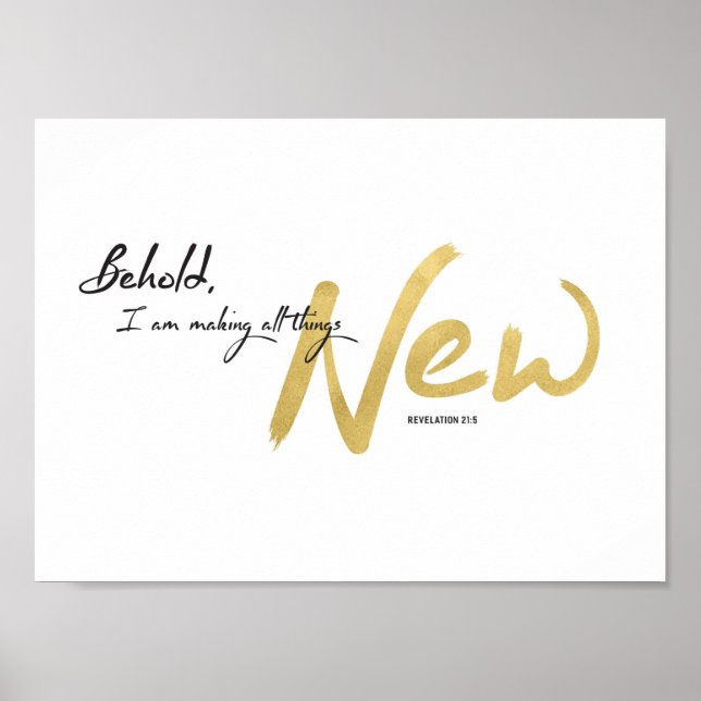 Porque sou fazer de todas as coisas Nova Impressão (Frente)