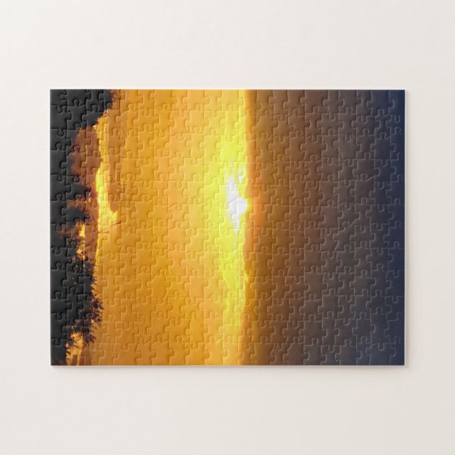 Port Glasgow Sunset Quebra-cabeça (Horizontal)