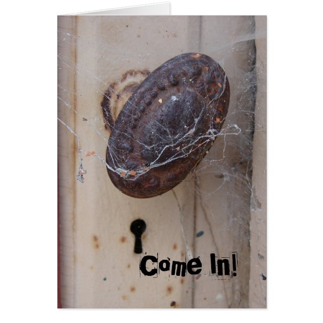 Porta Abandonada, Entre! Convite (Frente)