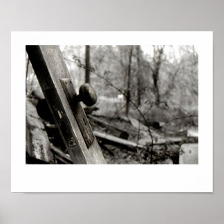 Porta Abandonada no Poster de Woods