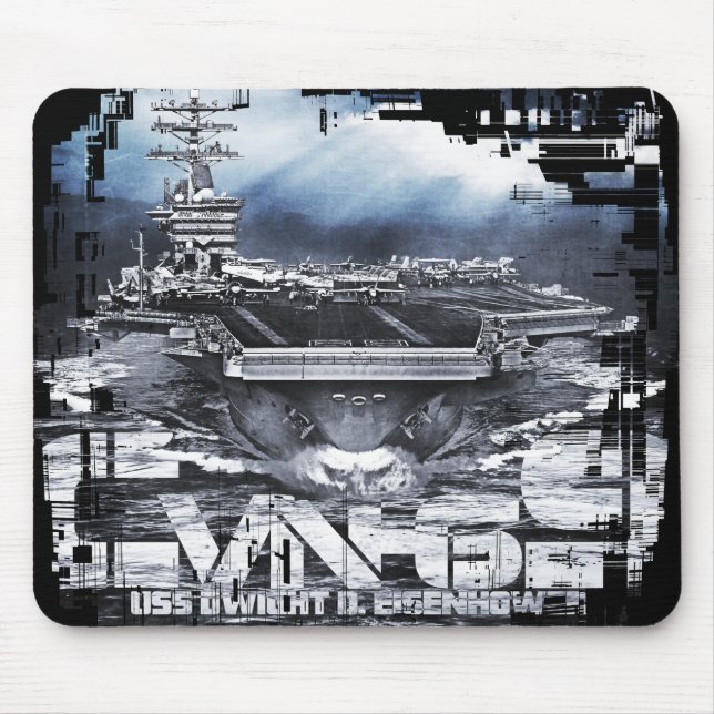 Porta-aviões Dwight D. Eisenhower Mousepad (Frente)