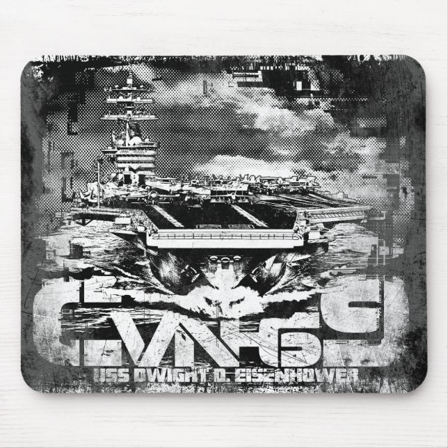Porta-aviões Dwight D. Eisenhower Mousepad (Frente)