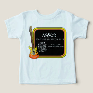 Porta-camiseta AC/DC do alfabeto ABCD