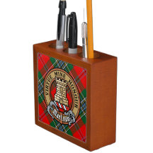 Clan MacLean Crest sobre Tartan