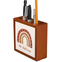 Terracotta Boho Rainbow Obrigado Presente