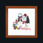 Porta-caneta Xmas Gift Drink Wine And Merry Christmas<br><div class="desc">Xmas Gift Drink Wine And Merry Christmas</div>
