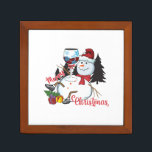 Porta-caneta Xmas Gift Drink Wine And Merry Christmas<br><div class="desc">Xmas Gift Drink Wine And Merry Christmas</div>