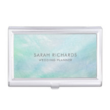 Elegante Aqua Blue Madre de Pearl Shell