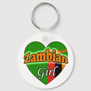 Porta-chaves de menina zambiana