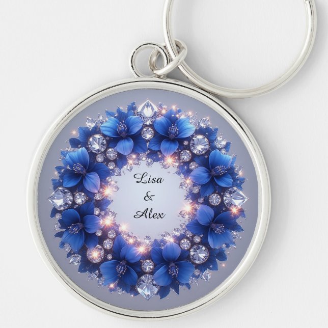 🌿 Porta-chaves de presente com nome personalizado (Frente)
