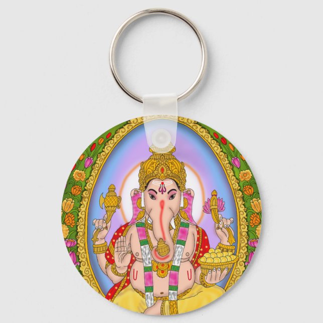 Porta-chaves do Senhor Ganesha (Frente)