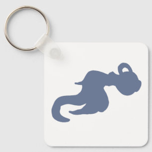 Porta-chaves Zodiacal Portador de Água Azul – Aquá